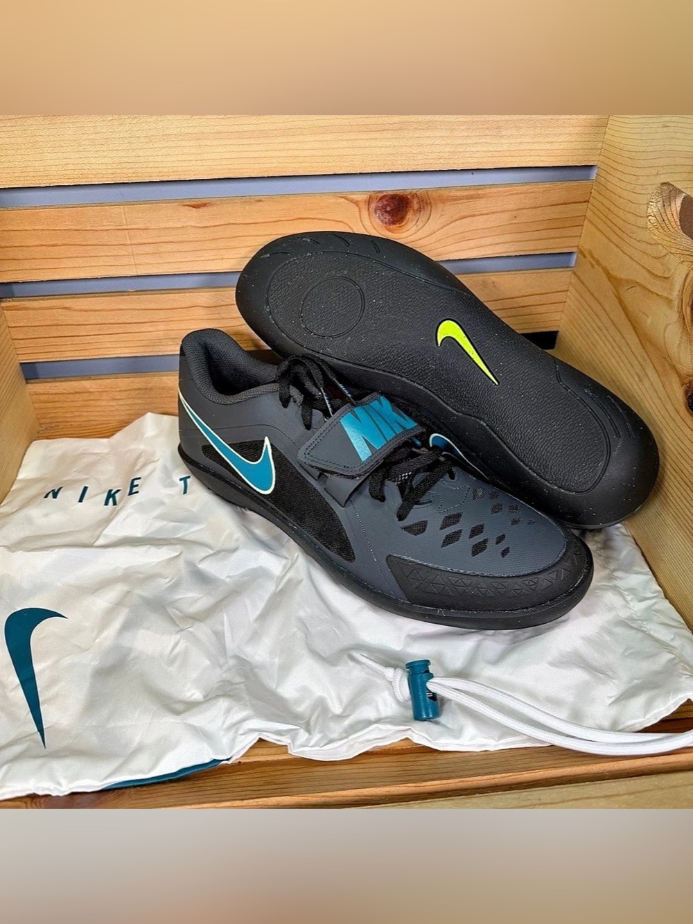 Nike Zoom Rival SD 2 T & F Throwing Shoes [FZ9665-001] Men’s Size 10.5 New w/Bag